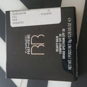 extra light 01 beauty balm MAC prep + prime spf 30 compact